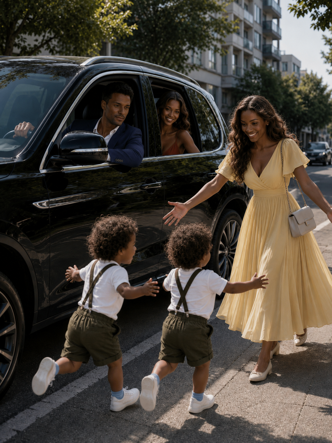 A powerful CEO smirked at his ex-wife walking a lonely country road with twin babies strapped to her chest — until one quiet look from her told him a betrayal had been living inside his own house for an entire year.