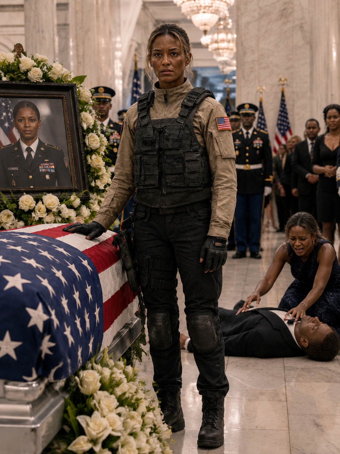 My Family Was Hosting a Lavish $100,000 Memorial Service for Me, Weeping Over an Empty Mahogany Casket. My Husband Was Already Holding His Mistress's Hand, Whispering About How They'd Spend My Military Life Insurance. They Thought Locking Me in an Abandoned Cabin to Freeze Was a Foolproof Plan to Steal Everything I Had.