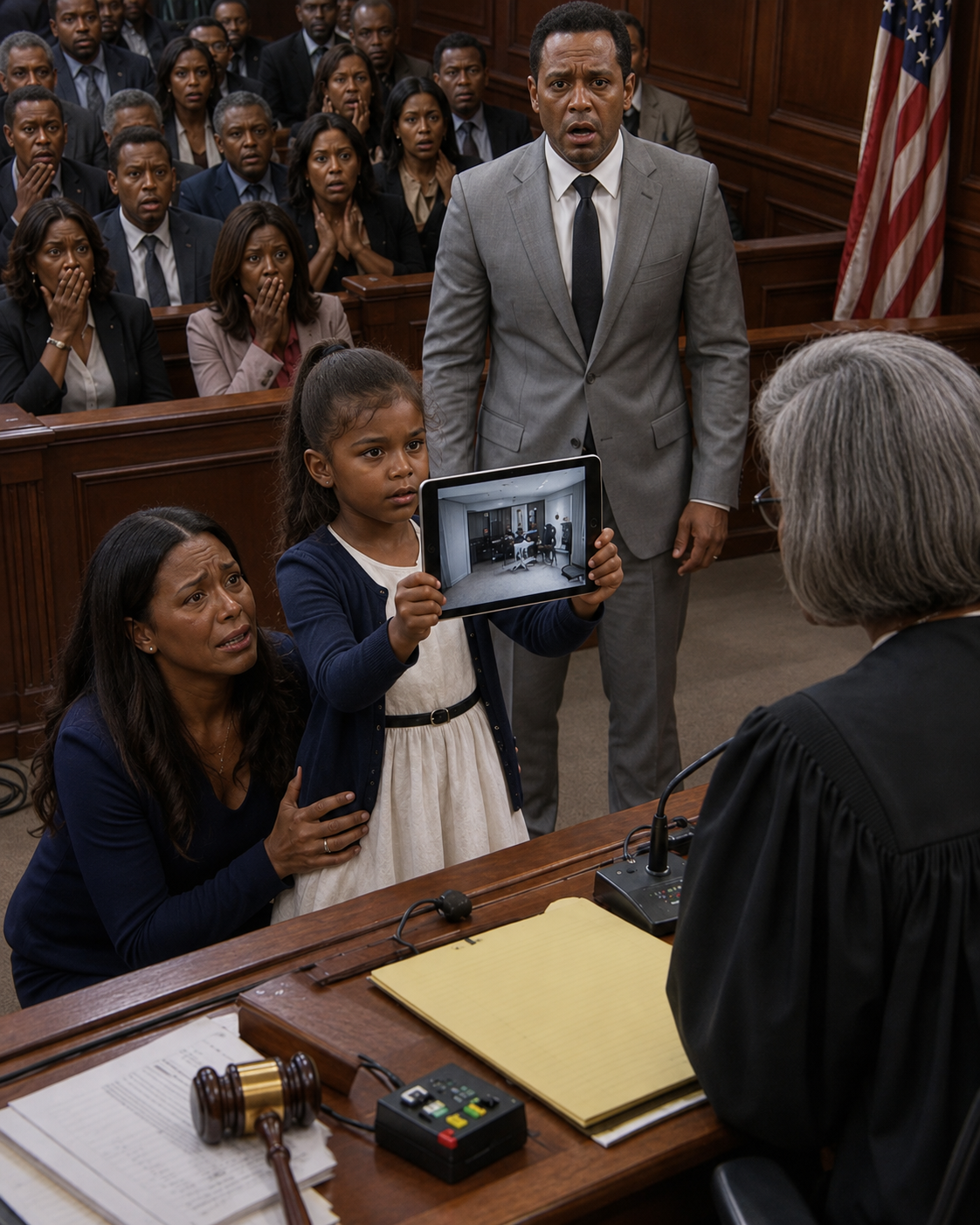 The courtroom laughed when I stood on a chair and asked to speak for my mother