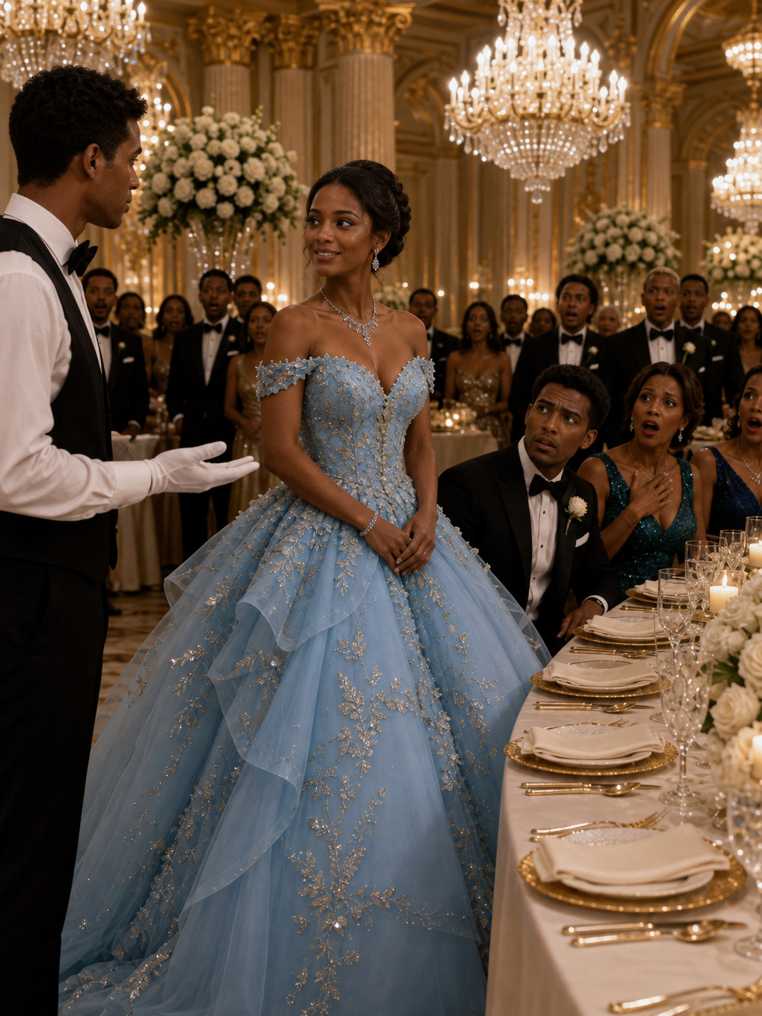 My Husband Said I Was Too Broke to Sit With His Family at His Cousin's Wedding—Then a Waiter Called Me "Ma'am" and Stopped the Entire Ballroom Cold