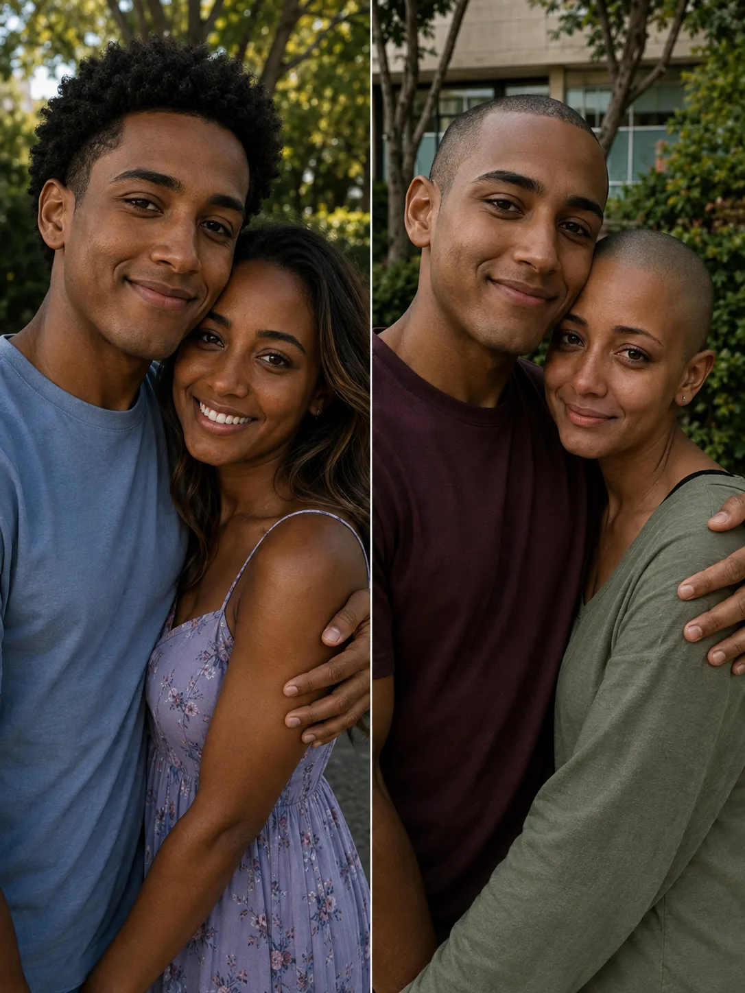My 17-year-old son shaved off all his hair for his girlfriend fighting cancer — and the next morning, her mother called and said something that had me flying out the door before she finished the sentence.