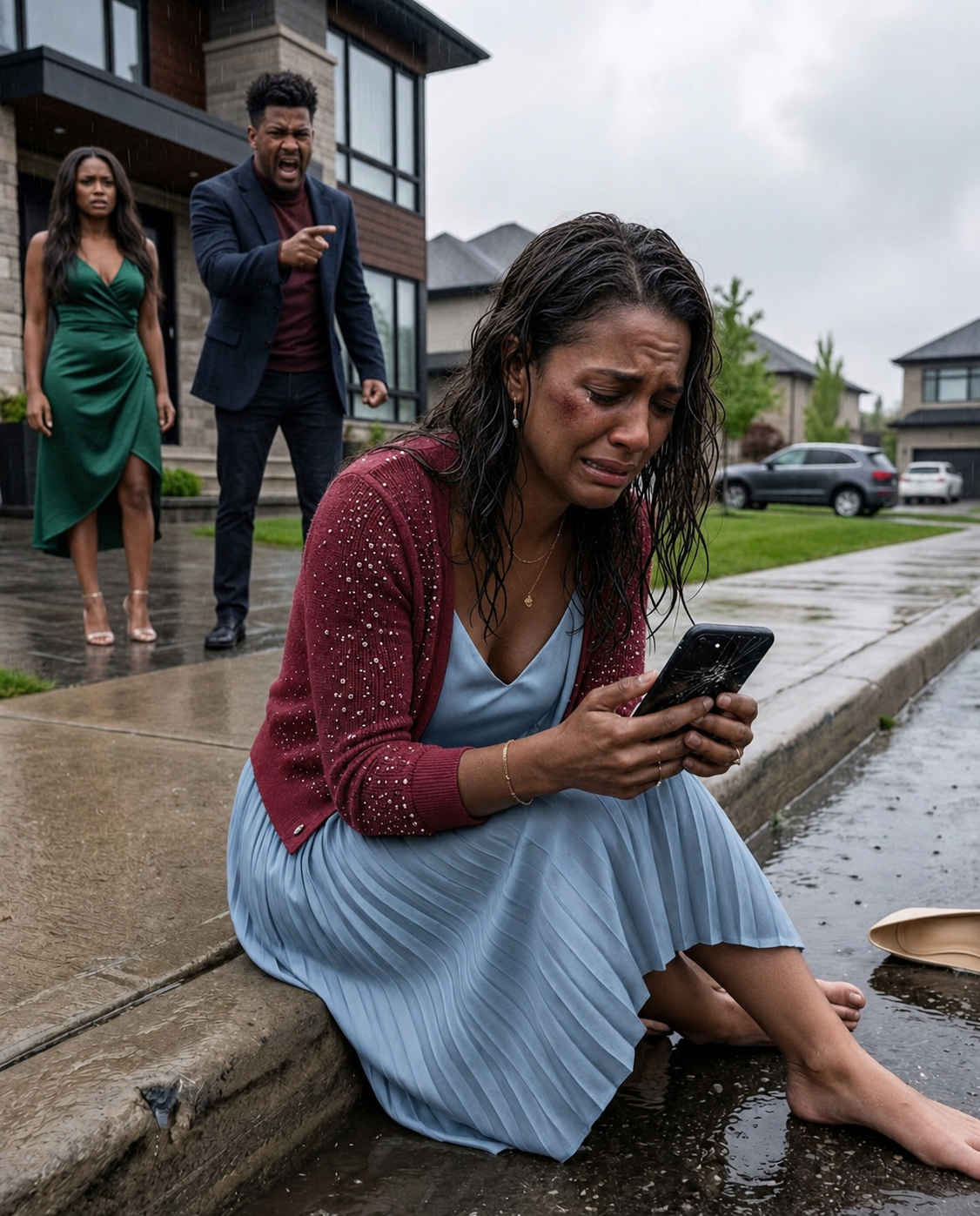 He sla:pped me six times in front of his mistress, threw me out into the rain, and left me broken on the street. I called my father with one request: show him no mercy.