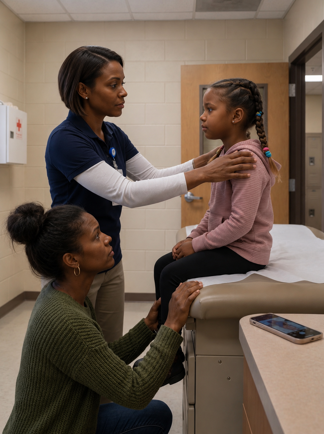 The School Nurse Seemed Skeptical About Why My Daughter Wouldn't Eat—Then She Saw the Mark on Her Neck