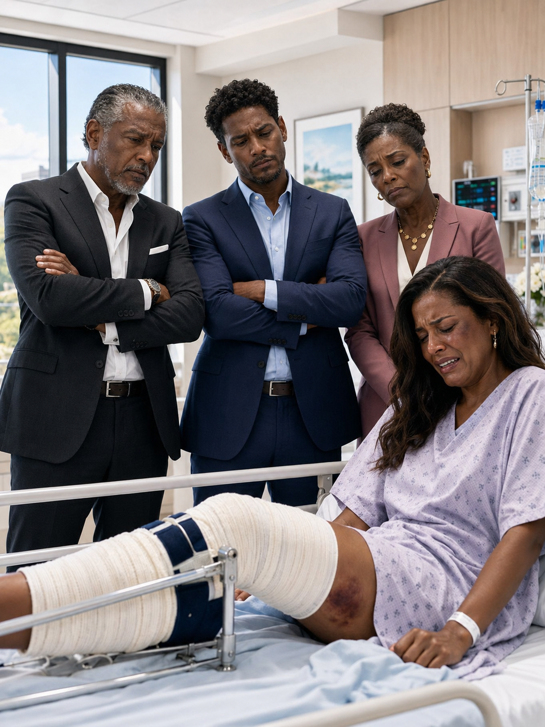 My Husband Walked Into The Hospital Believing He Could Still Control Every Decision I Made. He Demanded That I Return Home And Pretend Nothing Had Happened. He Never Expected Doctors, Nurses, Detectives, And My Attorney To Be Waiting With The Truth He Could No Longer Explain Away.