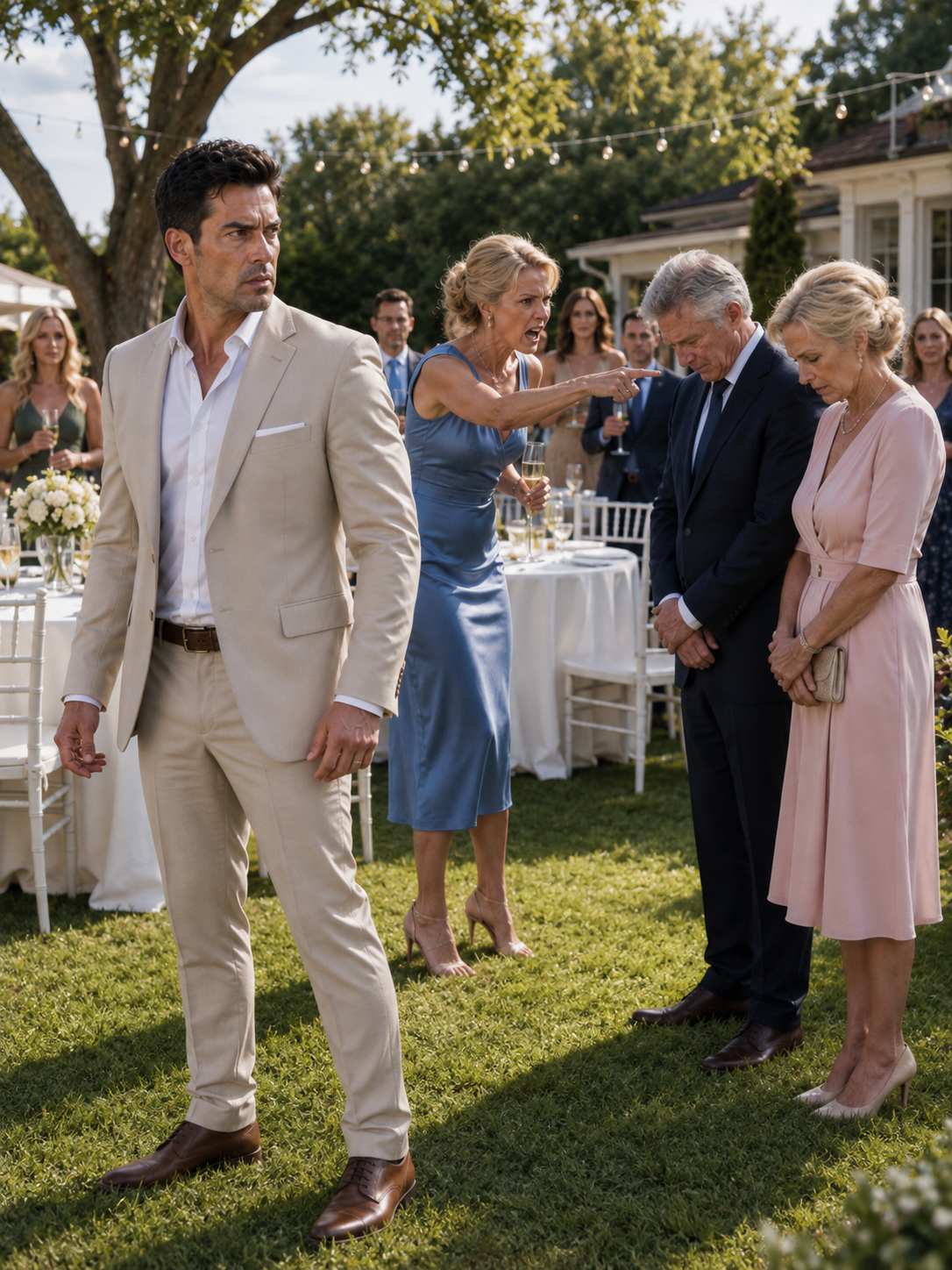 I Returned Home to Find Three Hundred Strangers Celebrating in My Garden While My Recovering Wife Cried Upstairs and Her Parents Ate Leftovers Beside the Garbage Bins. My Mother Believed Wealth Made Her Untouchable — Until Security Footage and a Financial Audit Exposed Everything.
