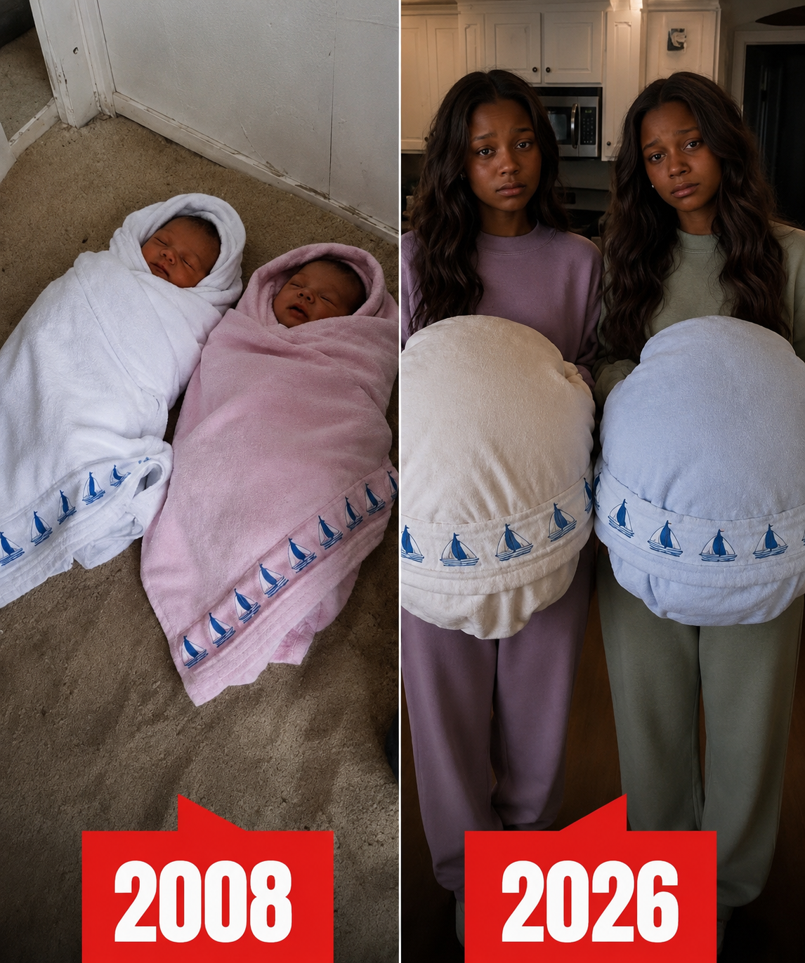I Adopted Twin Baby Girls I Found Wrapped in Towels Inside a Beach Changing Cubicle. On Their 18th Birthday, They Handed Me the Same Towels and Whispered, "Dad… We Owe You the Truth."