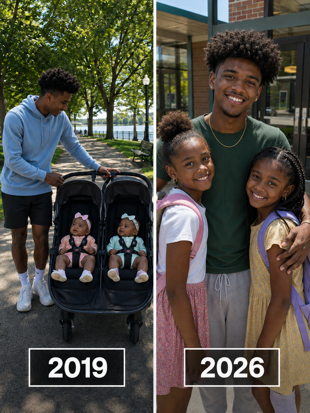 I Became a Dad at 18 After My Mom Abandoned My Twin Sisters. Seven Years Later, She Returned Carrying Luxury Gifts and a Legal Envelope That Made Me Go Completely Pale.