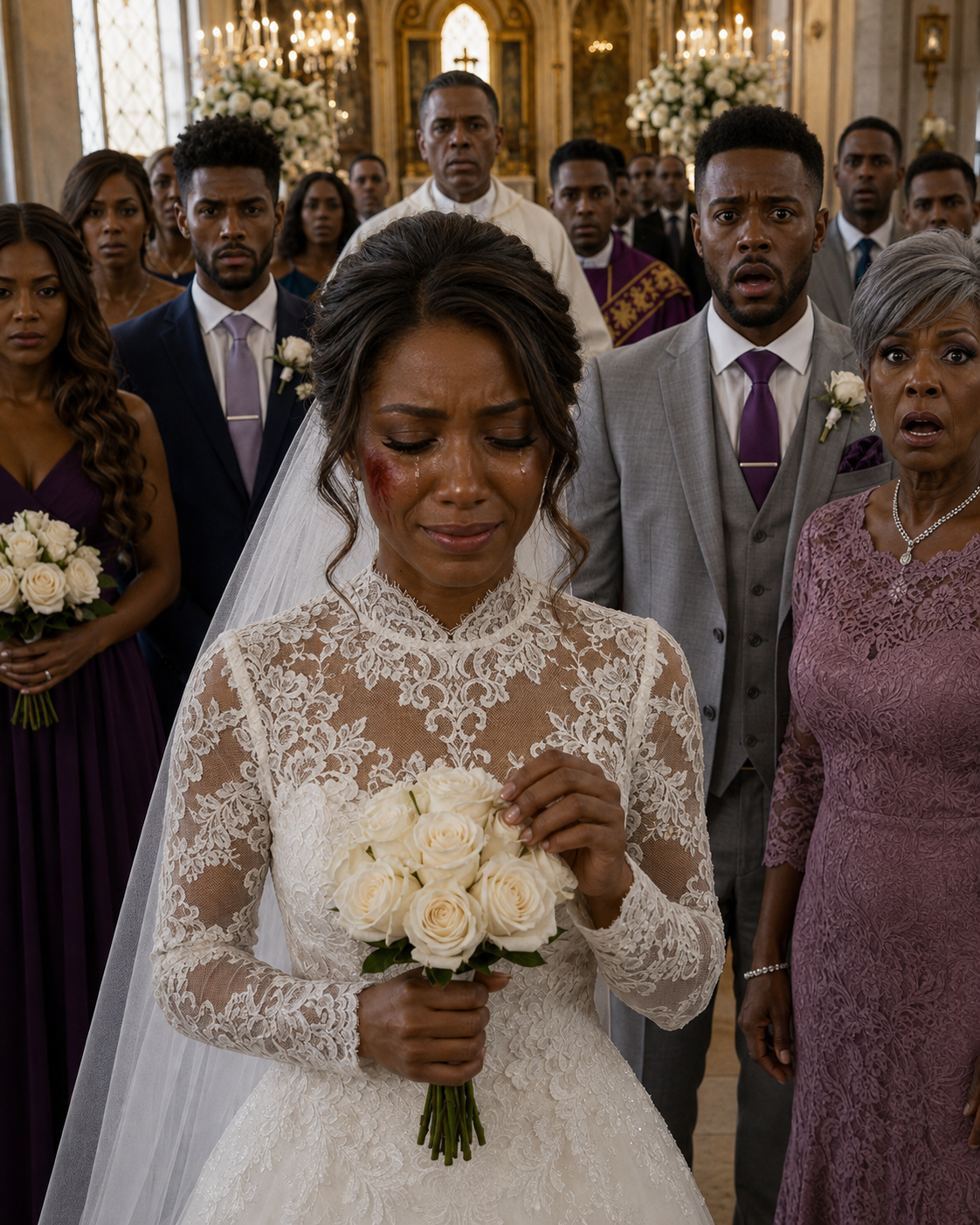 My husband struck me at the altar on our wedding day — so I wiped away my tears, took off his ring, and walked out before he realized exactly what he'd just lost.