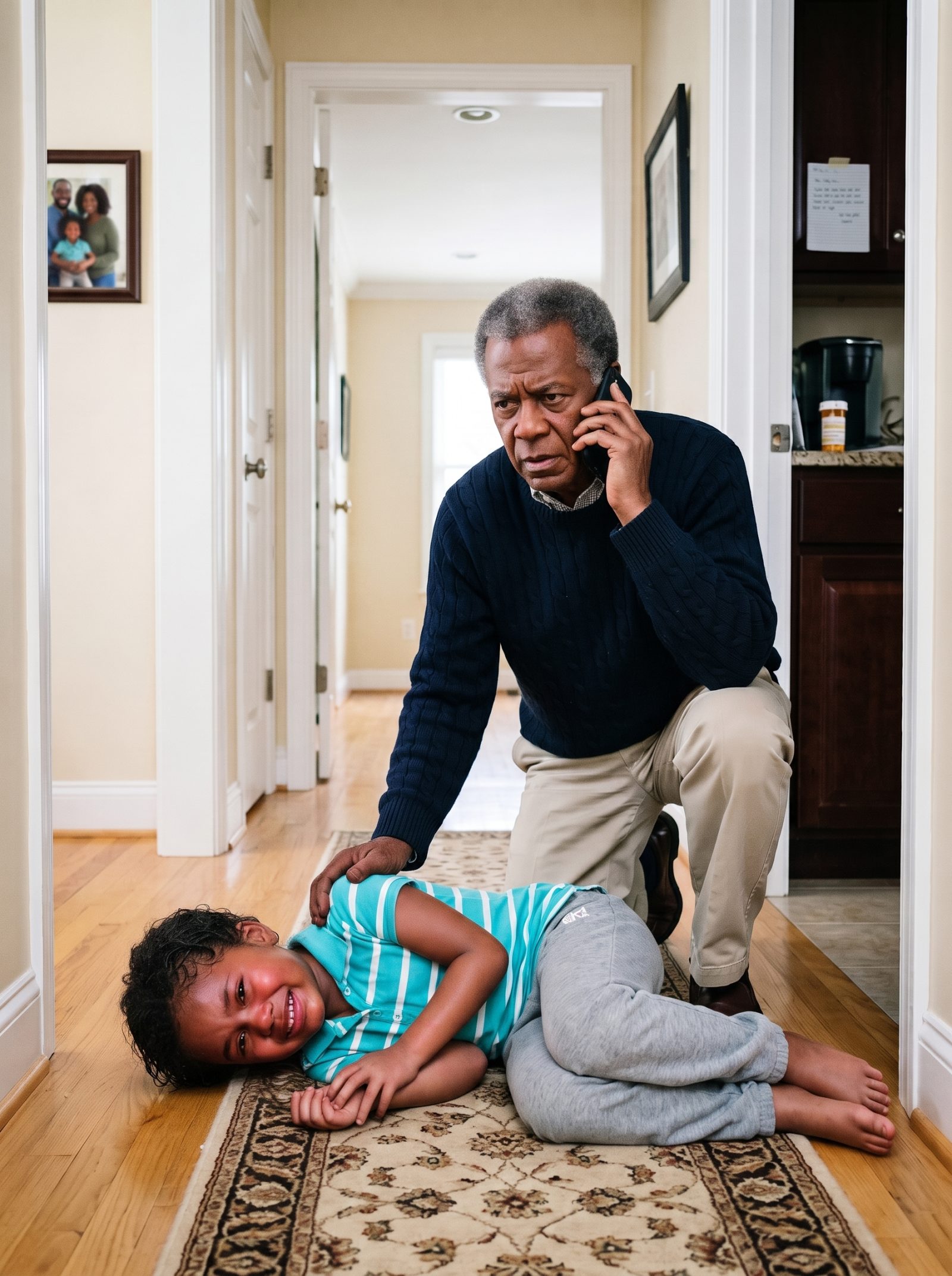 My 8-Year-Old Granddaughter Called Me at 1:58 A.M. and Whispered She Was Too Sick to Stand — Twenty Minutes Later, I Found Her Burning With Fever on the Floor of an Empty House, Beside a Note From My Son That Said, "Don't Call Anyone"