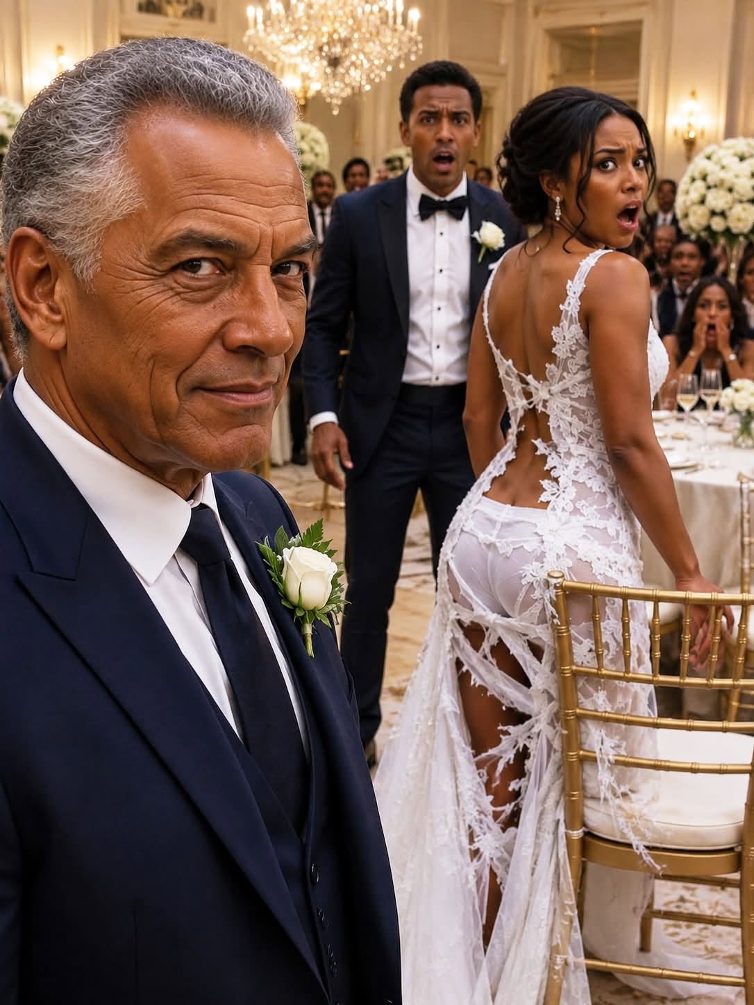 The first time I realized my son had turned into a stranger wearing his own face was the night he stood guard at a ballroom door while his brand-new wife glued my chair shut.