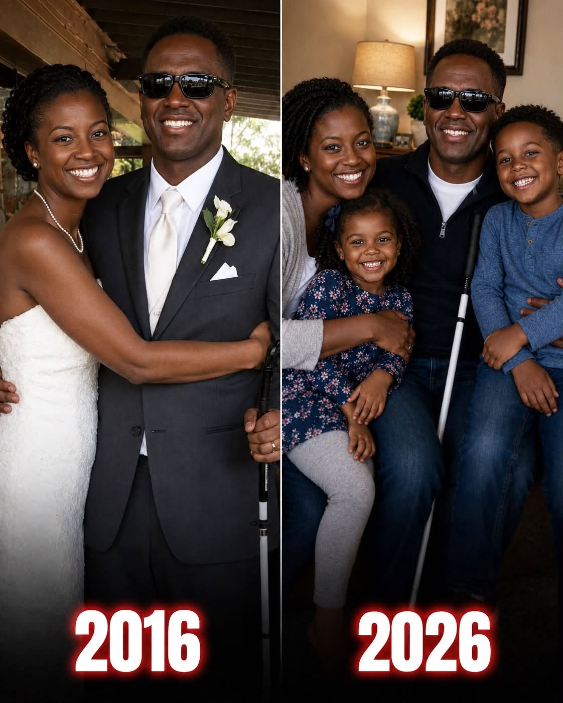 My family cut me off for marrying a blind man — a decade later he revealed why they were really so afraid of him