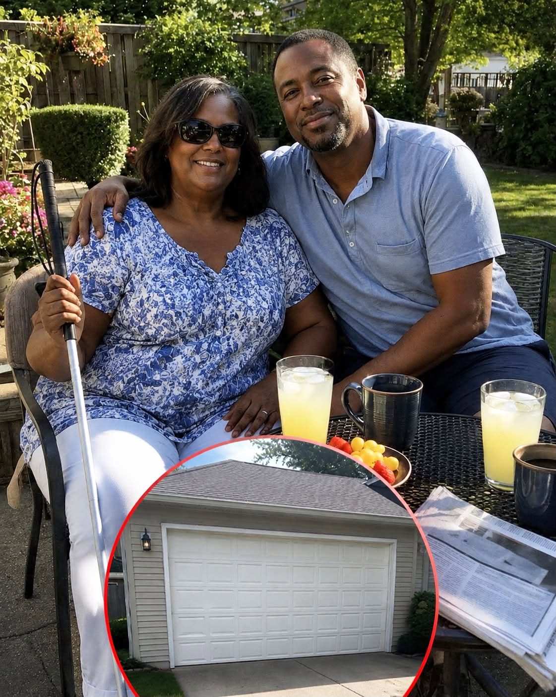 For years, my husband thought my poor eyesight would keep his secret buried — then my vision came back, I walked into the garage, and what I found made me scream.