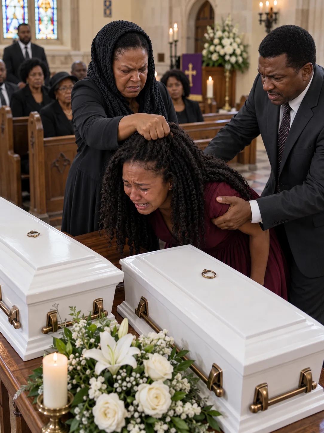 My Twin Babies Died in Their Sleep—At the Funeral, My Four-Year-Old Ran to the Pastor and Screamed the One Sentence That Stopped the Room Cold