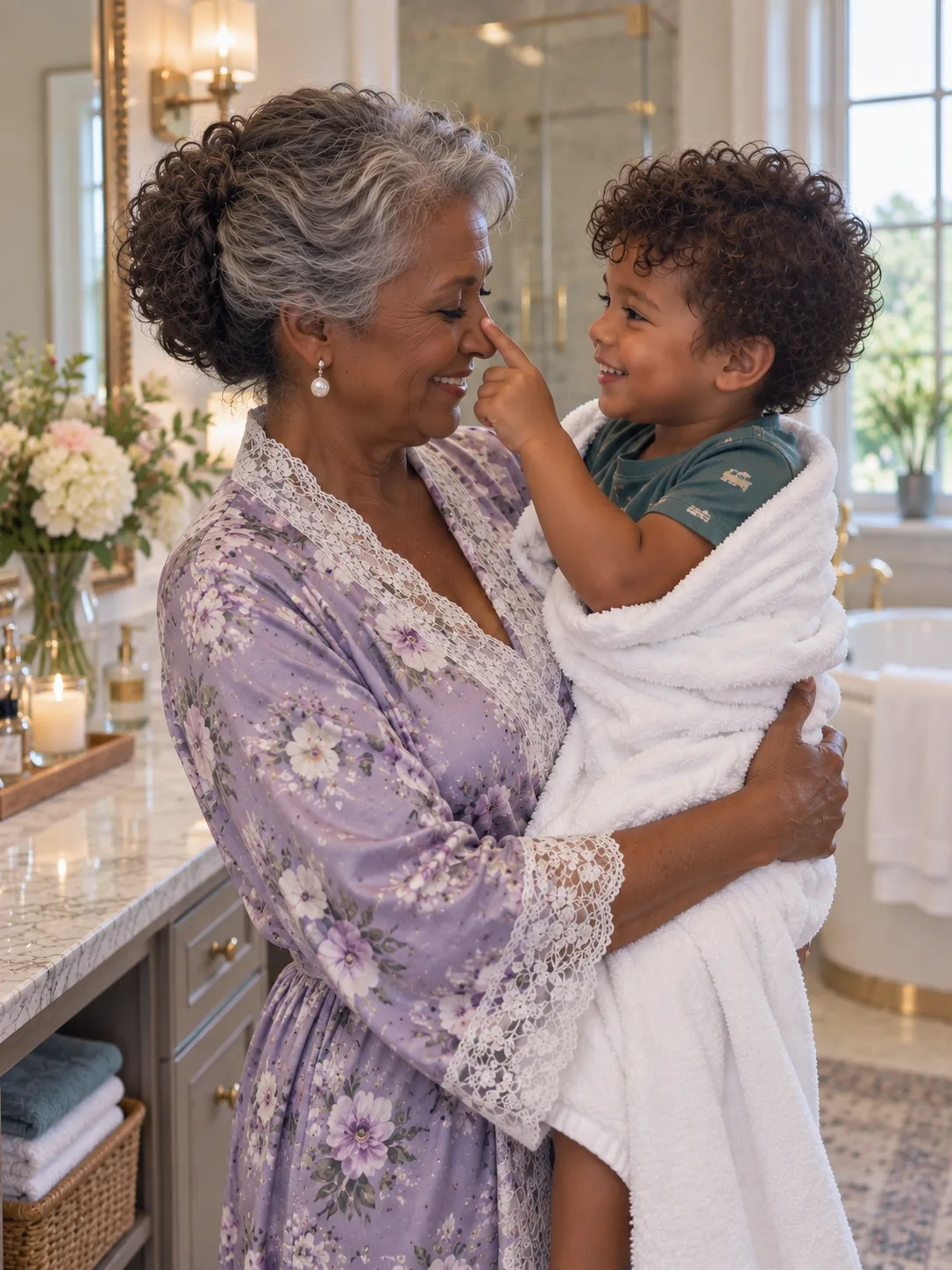My five-year-old grandson touched my nose — and repeated, word for word, the ugly plan his father had for my money after I was gone