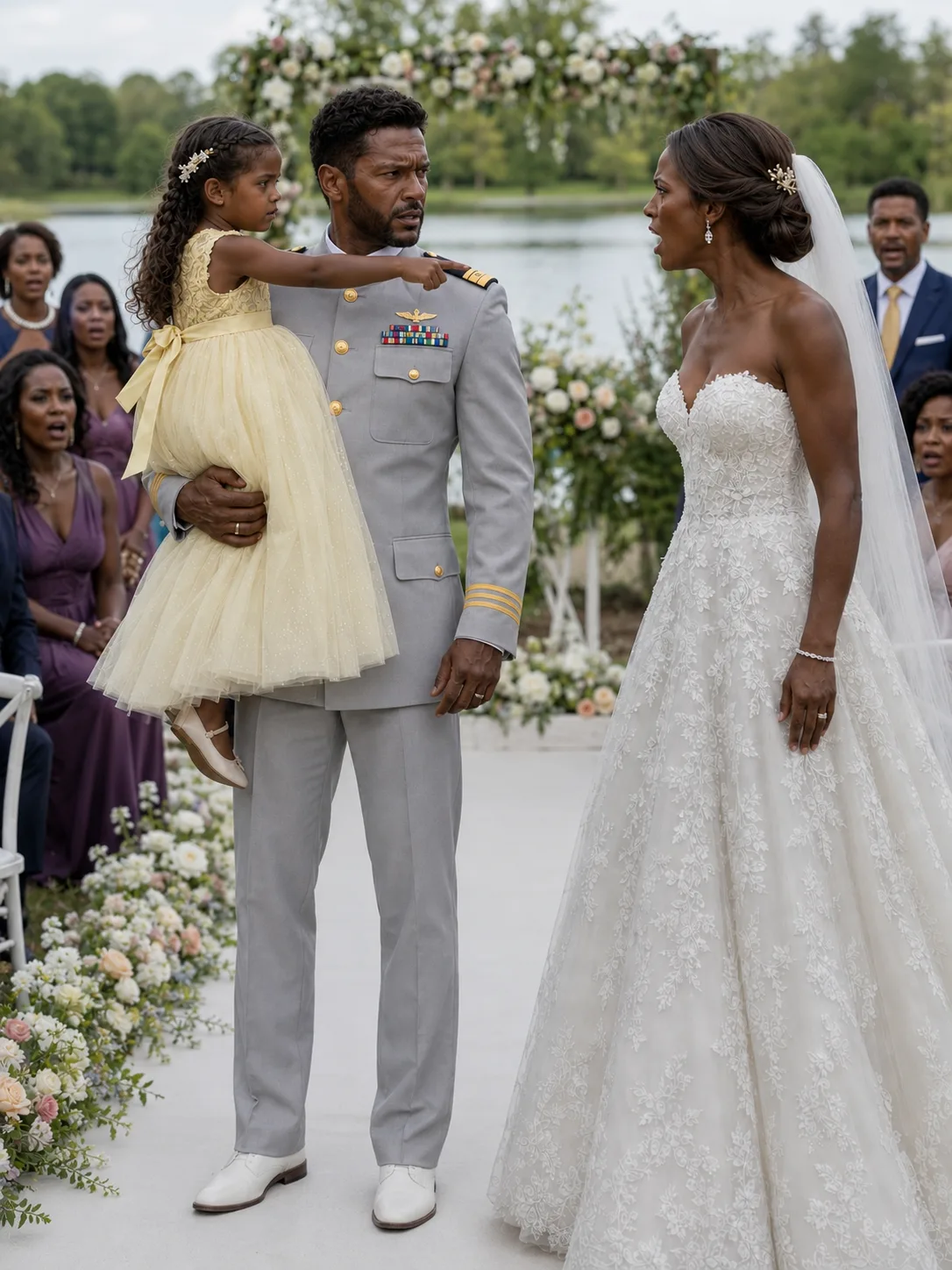 My Bride Was Minutes Away From Walking Down the Aisle When I Found My Daughter Sitting Beside a Washing Machine With Her Flower Basket on the Floor. She Said My Fiancée Told Her to Stay Hidden Until the Ceremony Ended.
