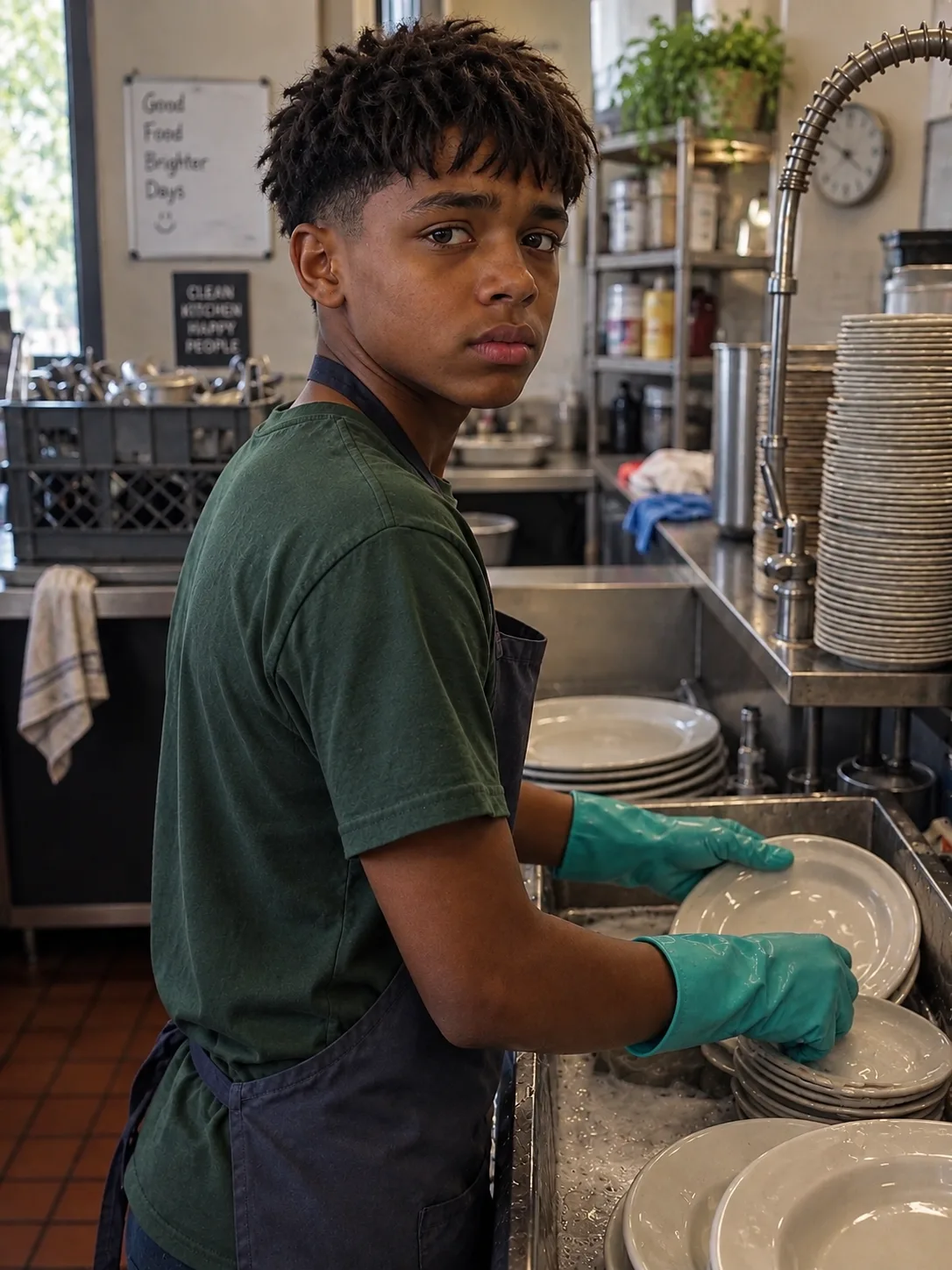 My 13-Year-Old Son Took a Dishwashing Job Without Telling Me — Then His Boss Called and Asked, "Do You Know What He Does With Every Paycheck?"