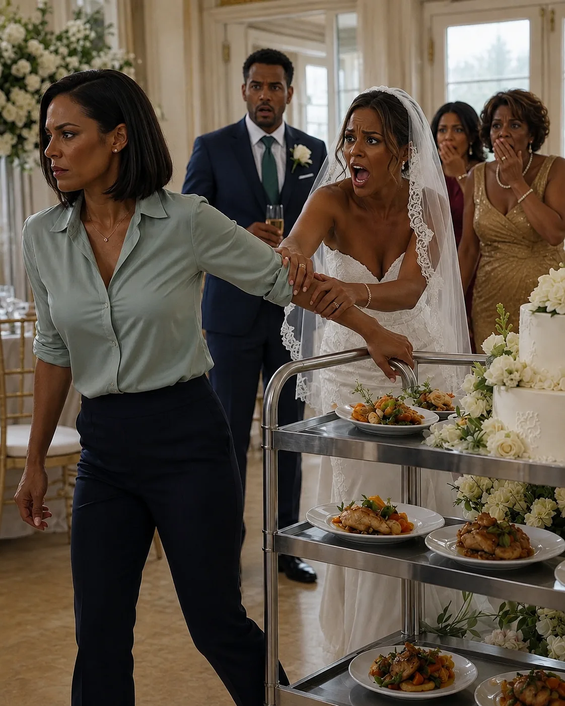 She Thought I Would Cook for Her Wedding Without Being Paid, But the Moment I Removed the Food, My Sister Realized Her Perfect Day Was About to Fall Apart