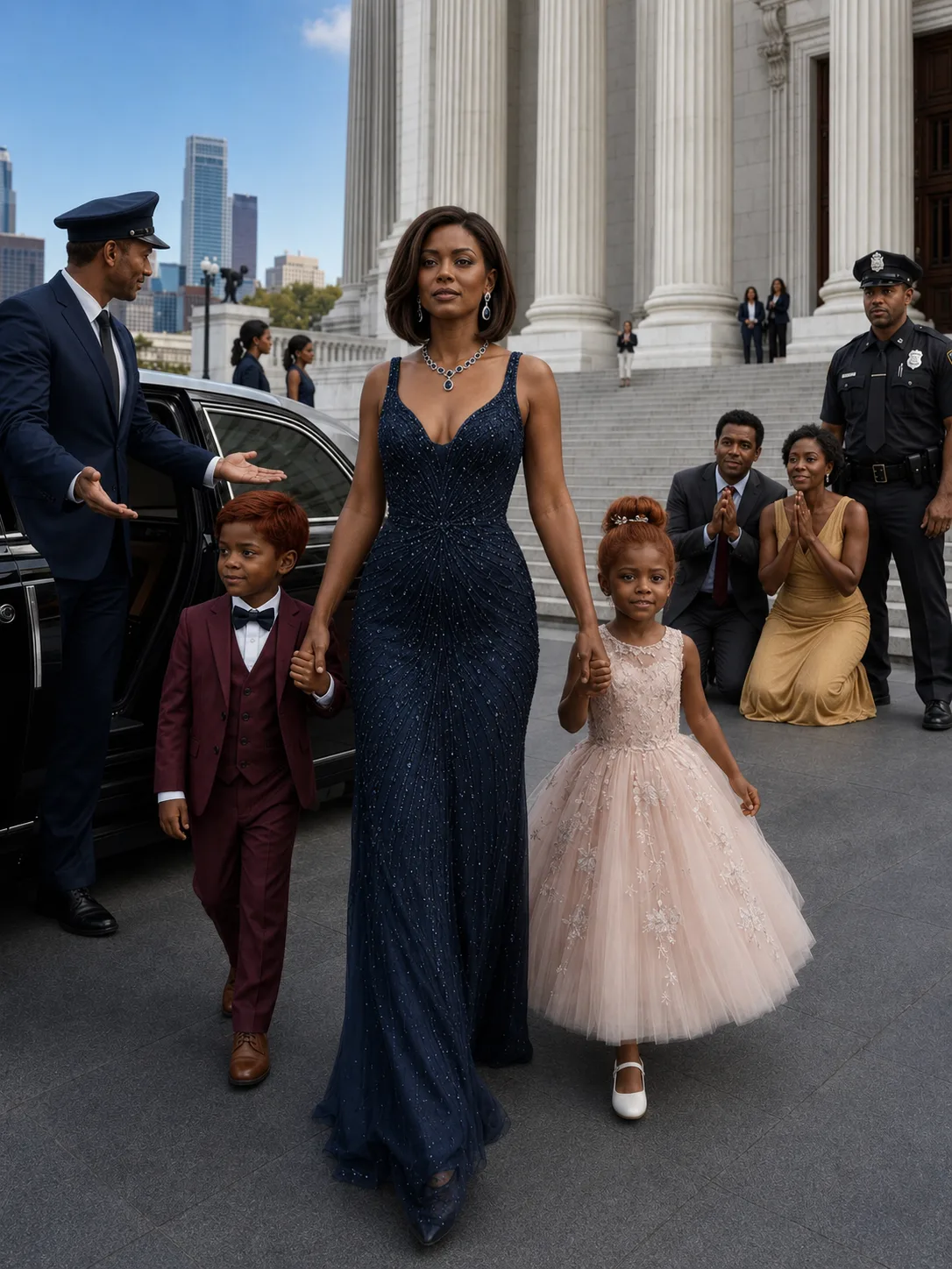 At exactly 8 PM, my husband stood arm-in-arm with his own brother's wife and threw divorce papers down at my feet: "Sign this and get out — you have nothing left here." What he didn't know was that the sealed file in my purse was about to make him remember exactly who he'd married.