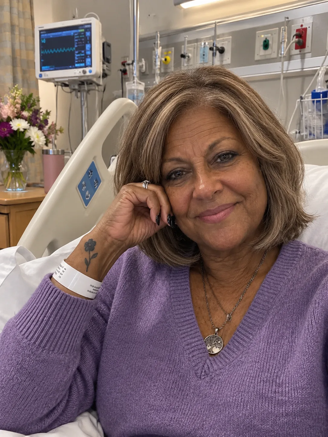 My Mothers Tiny Blue Flower Tattoo Made a Nurse Stop Cold and Call Security—Then a Doctor Asked, "Where Did You Get This Symbol?"