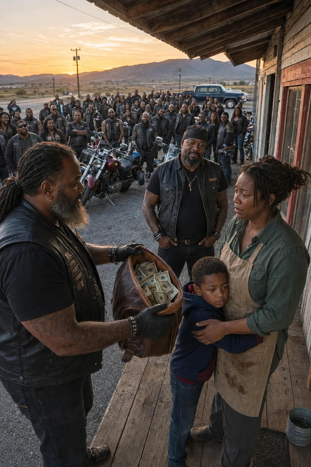She Fed 12 Stranded Bikers On the Worst Night of Her Life—By Sunrise, 800 More Came Over the Ridge for Her