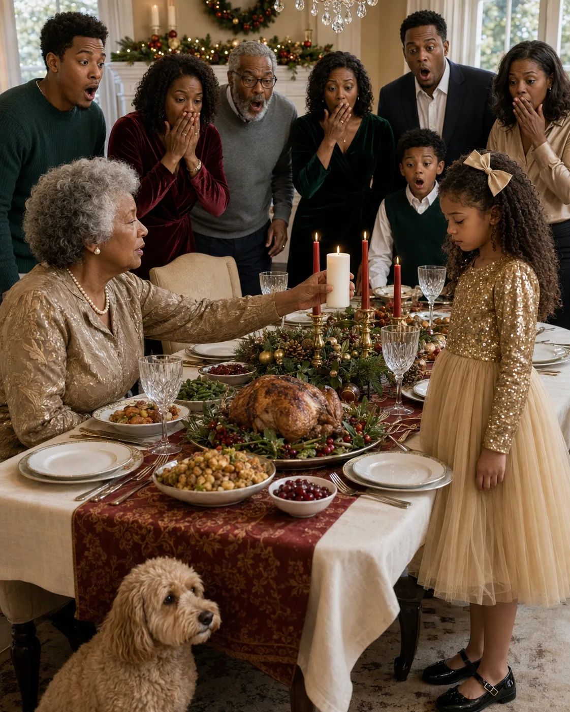 My MIL Treated My Daughter Like Hired Help at Christmas and Handed Her a $4 Candle — Then a Velvet Box From a 7-Year-Old Ended Her Place at Our Table
