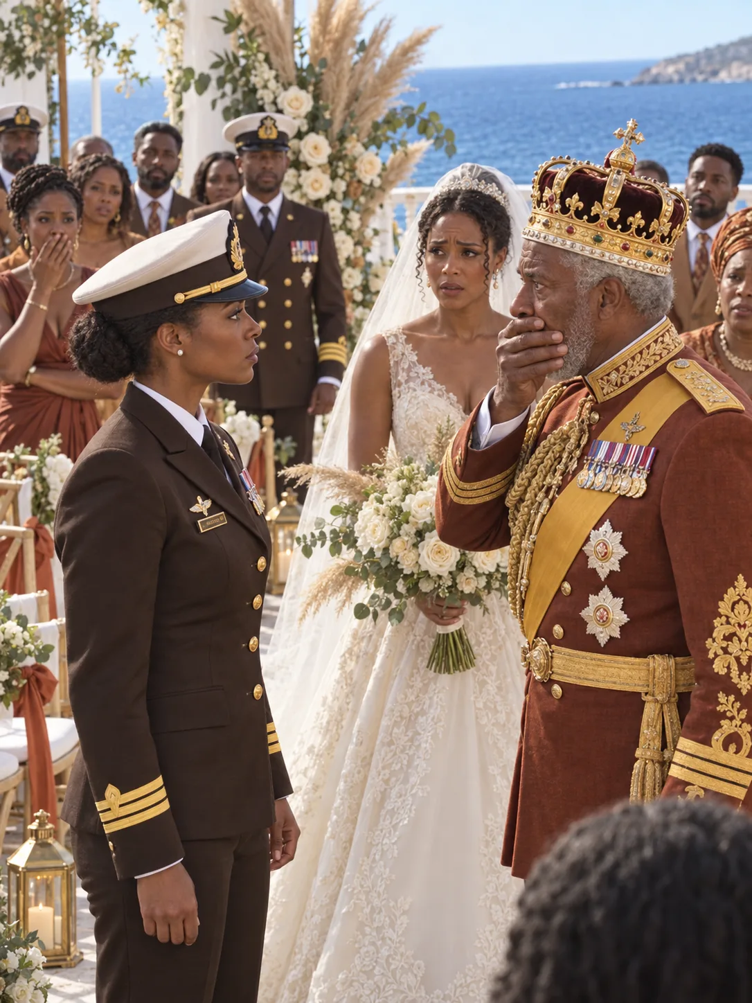 My Sister Called My Navy Uniform a Disgrace and Erased Me From Her Royal Wedding — Until the King Walked Past Her to Shake My Hand

---