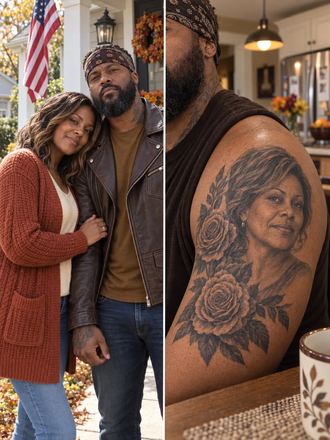 My Daughter Brought a Heavily Tattooed Biker Home to Meet Us — and His Tattoo Exposed the Woman My Husband Left Behind Decades Ago