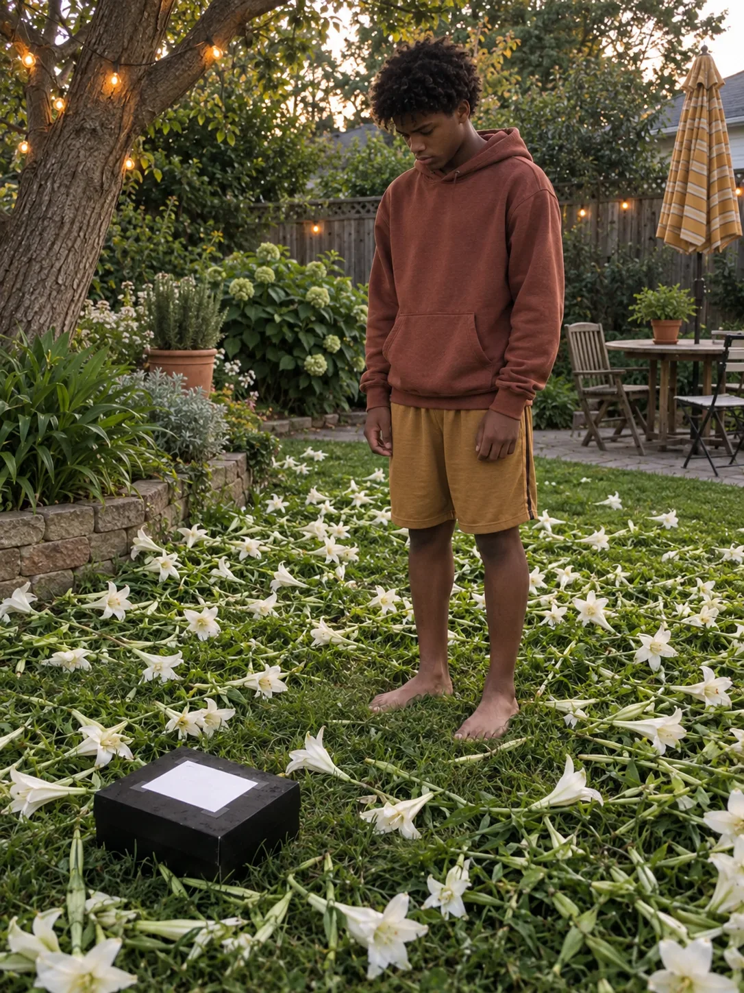 My surviving twin son planted lilies every year for the sister he lost at birth — until his fifteenth birthday cracked open his father's fifteen-year lie.