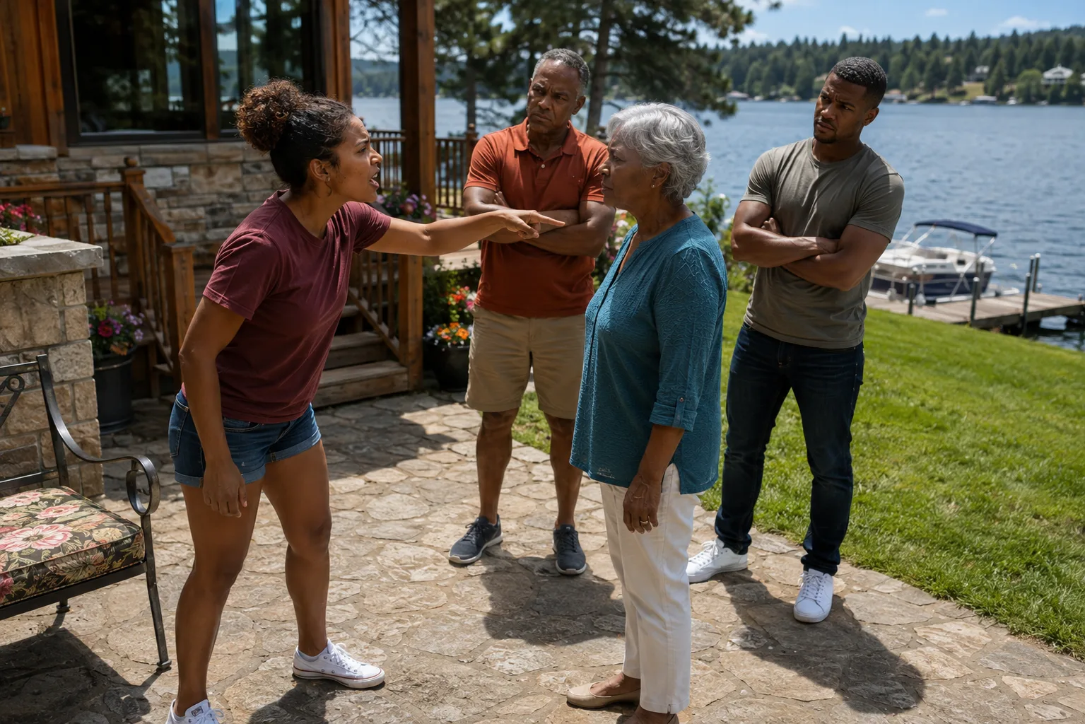 FAMILY STORY My Mom Banned Me From the Lake House I Rebuilt With My Own Money—So I Closed the Sale With Her Still Standing on the Deck