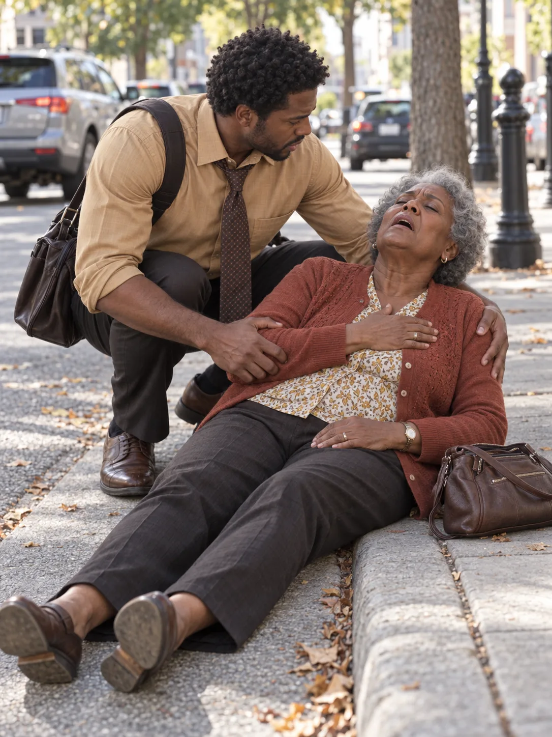 I stopped to help a woman collapsing in a parking lot and got fired within the hour — then she walked back into my old office and handed me a future I never saw coming.