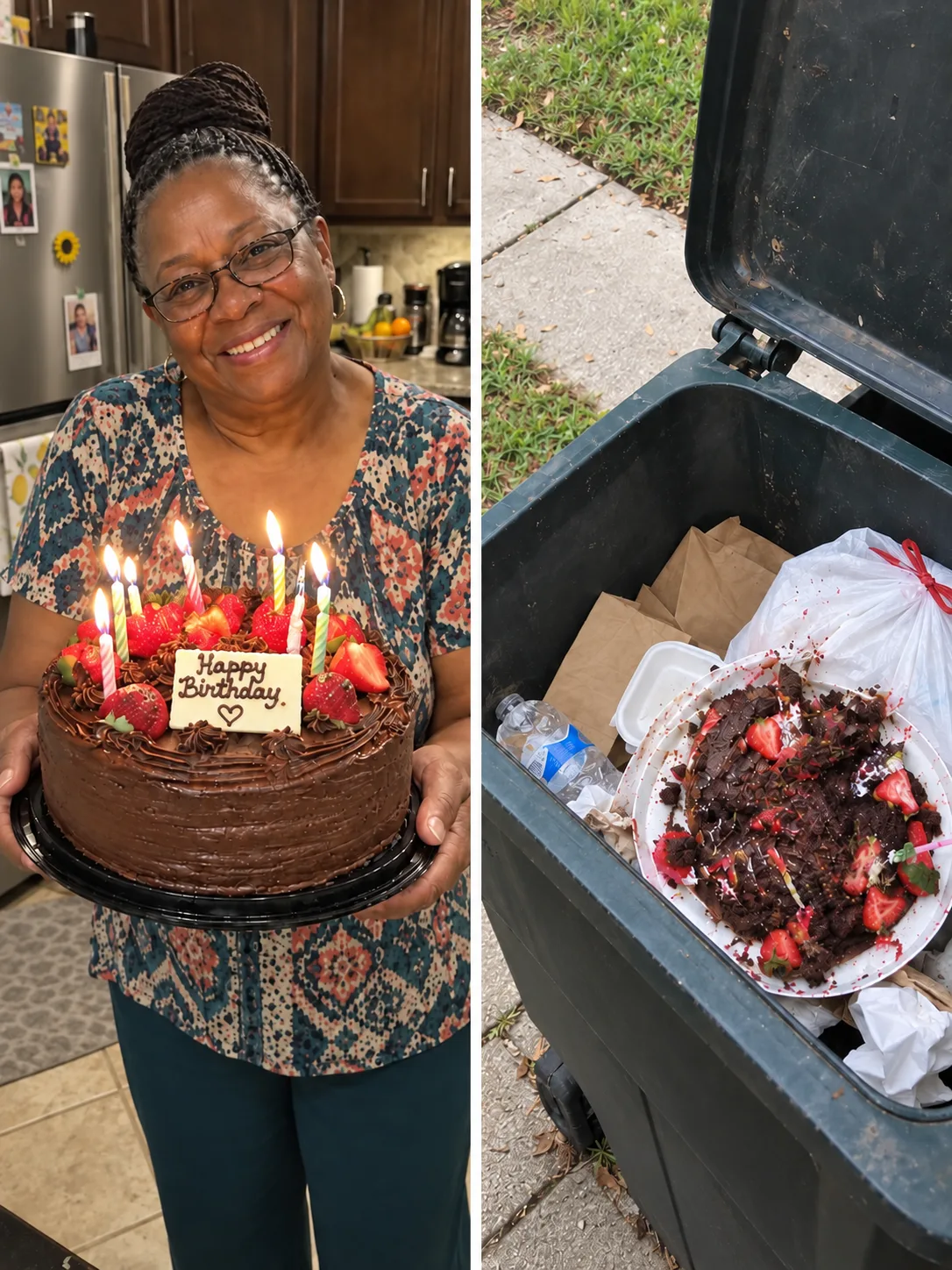 My daughter-in-law threw away my grandson's birthday cake and called it "cheap" — then she came back begging to buy it from the trash for $500.