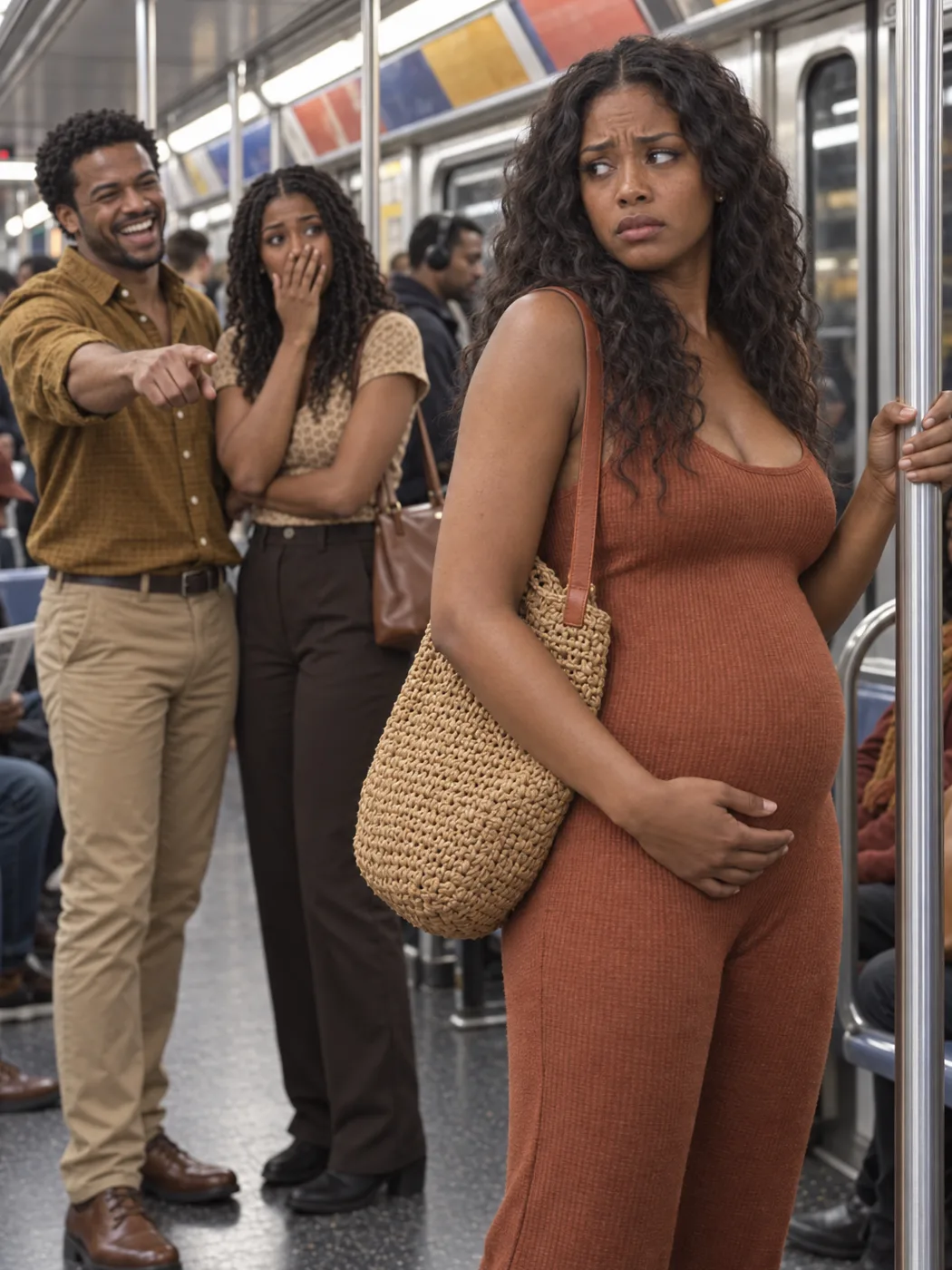 My Husband Forced His Six-Month-Pregnant Wife to Stand for 50 Hours in Coach While He and His Mistress Partied in First Class — So I Got Off at the First Stop and Ended His Entire Life