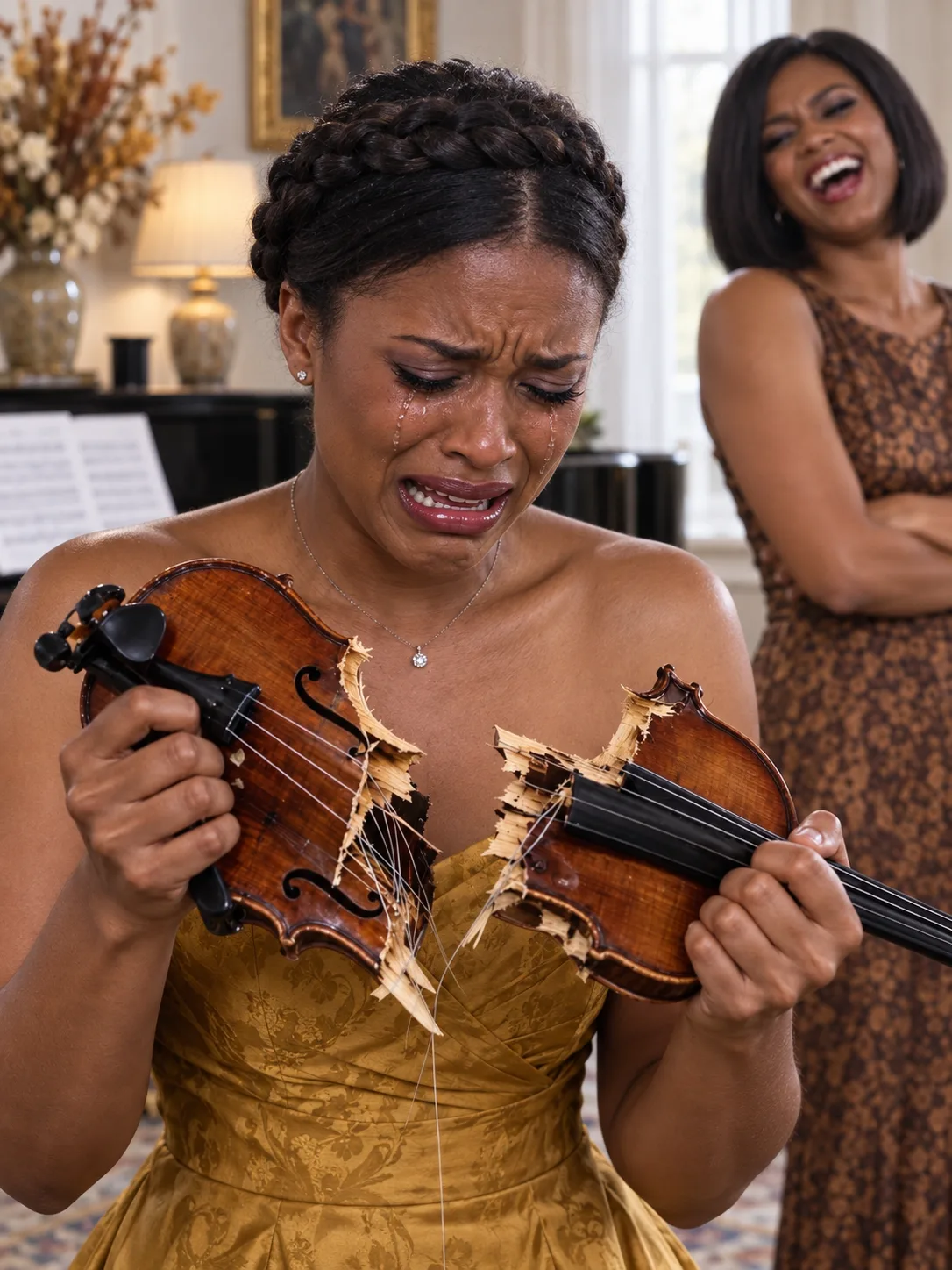 My Sister Broke My Violin In Half Before My Biggest Concert Because I Wouldn't Hand Over My Dress—Twenty Minutes Later, She Was On Her Knees Begging Me to Save Her Company

---