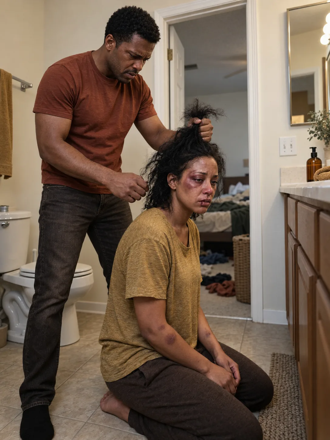 My husband ya:nke:d me off the toilet by my hair while his mother tore my crying newborn out of my arms — then their own recorded voices proved they had planned every second of it before they ever touched me.