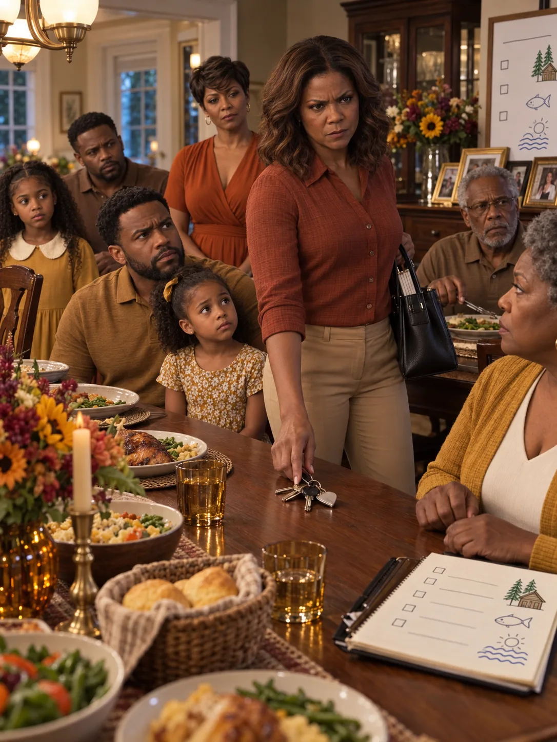 My mother said there was no room for my stepdaughter at the family reunion — so I set my house keys on the table and walked out for good.