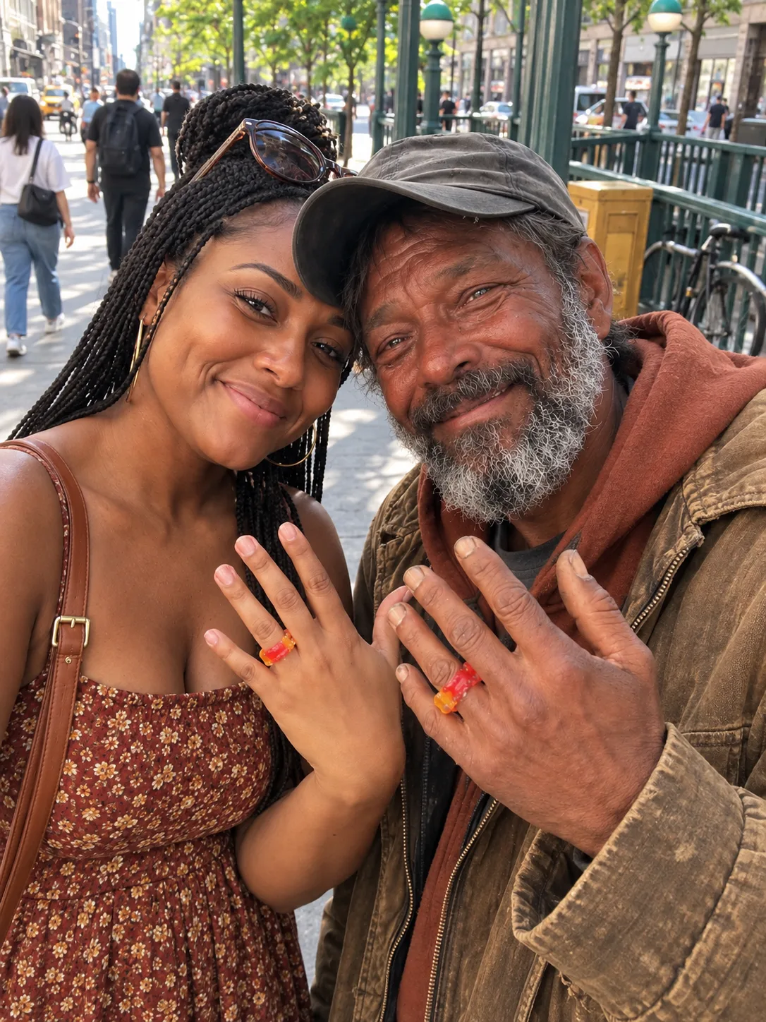 A homeless man held up a sign asking me to marry him — what his brothers did next nearly cost me everything.