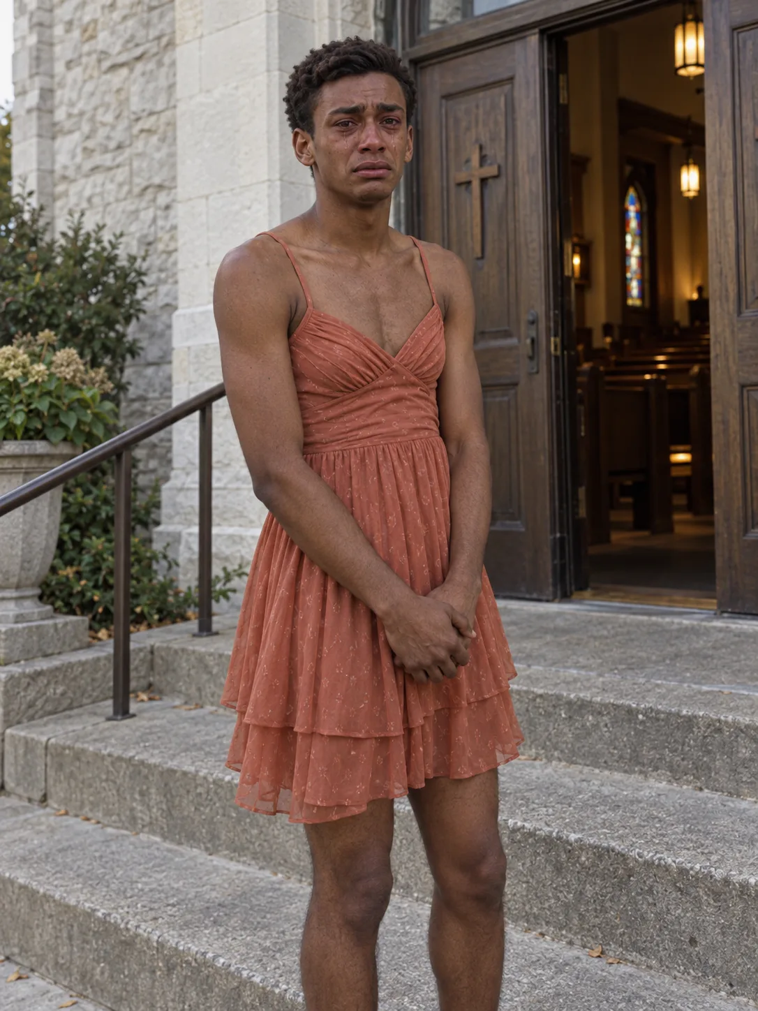 My Son Showed Up to His Father's Funeral in My Old Pink Dress — Then He Handed Me the Secret My Husband Made Him Keep