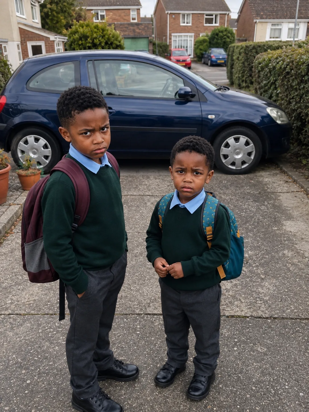 My kids were late for school every morning because my neighbor blocked our driveway on purpose — so on the fourth Monday I quit knocking and taught her a lesson the whole street still talks about.