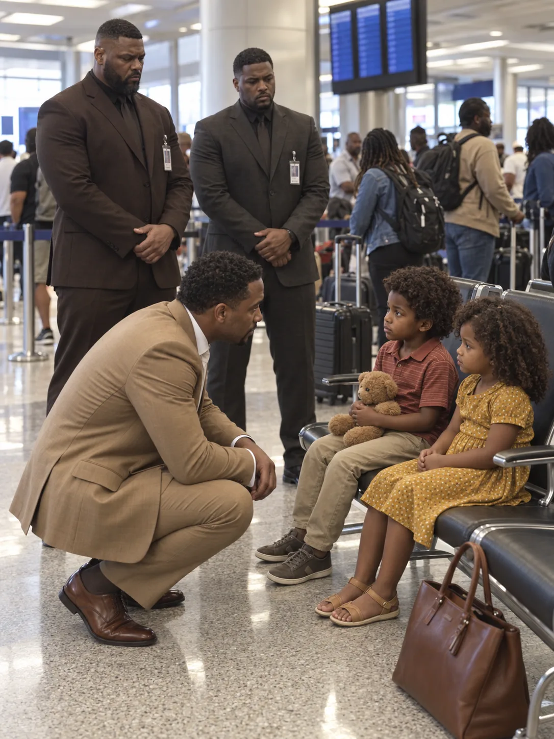 A powerful stranger discovers two abandoned twins at the airport — then finds their dead father's secret hidden inside a teddy bear