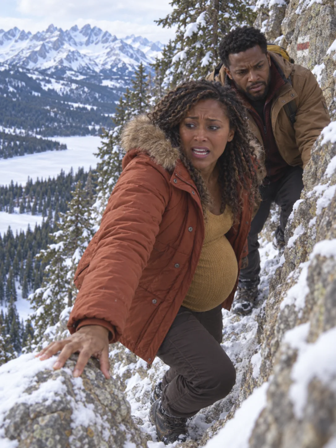 Nine Months Pregnant, I Was Thrown Off a Frozen Cliff by the Husband Who Wanted My Insurance Money — What I Did After I Woke Up Left Him Begging in Court

---