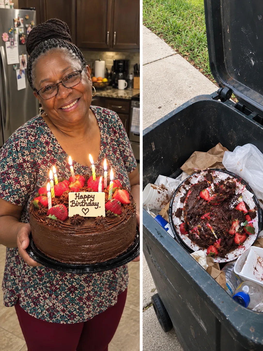 My Daughter-in-Law Threw Away My Grandson's Cake, Called It an Embarrassment, and Went Pale the Moment It Disappeared