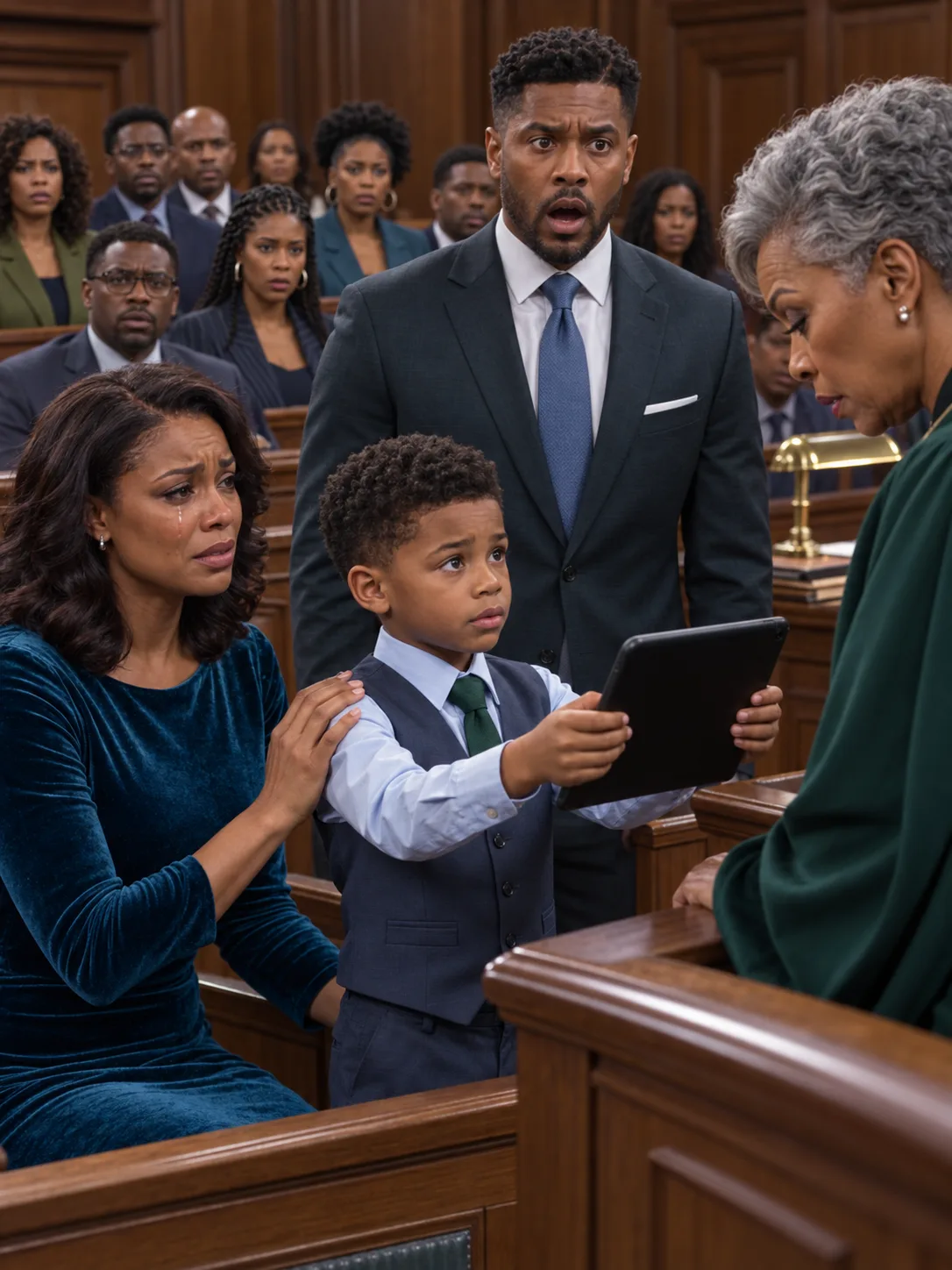 My husband files for divorce, then my 8-year-old son hands the judge a hidden camera — and exposes everything his father tried to bury.