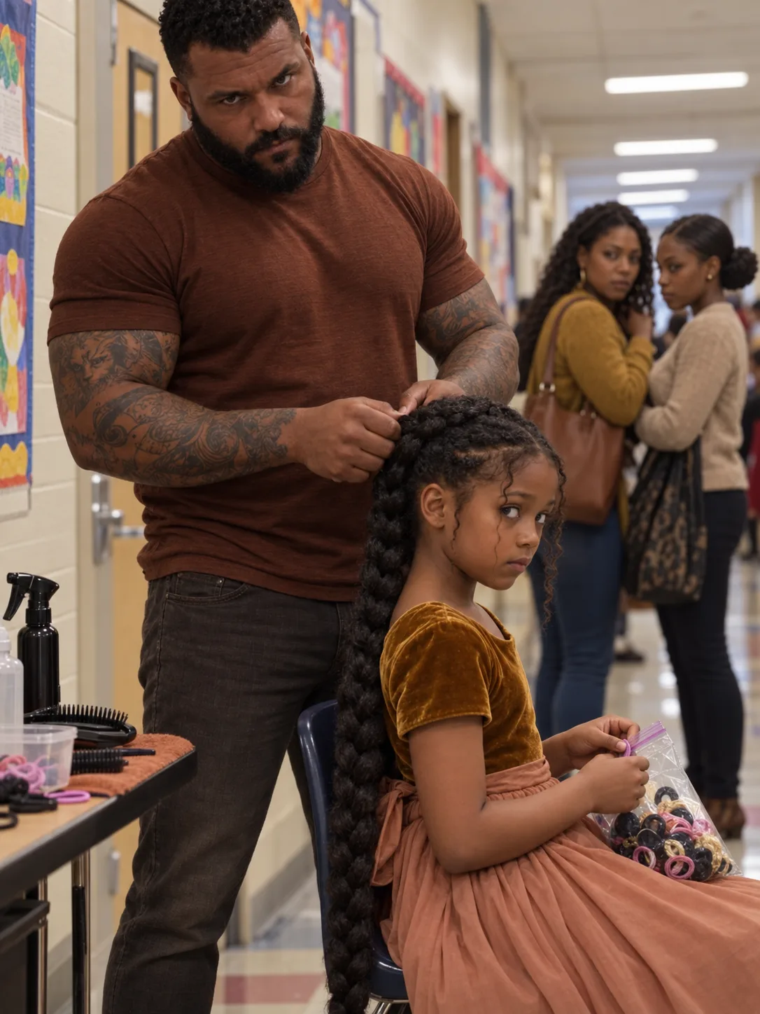 Nobody at School Understood Why a Father Wouldn't Let His Daughter Cut Her Hair – Until She Explained the Reason and the Whole Hallway Went Silent