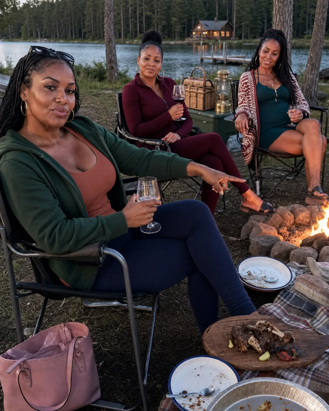 My stepmom invited me on a lakeside girls' trip so I could wait on her friends like the hired help—then Dad slipped something into her bag that flipped the whole weekend around.