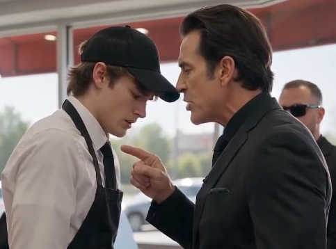 He Slapped the Waiter Dating His Daughter… Then the Man in Gray Asked Who Did It