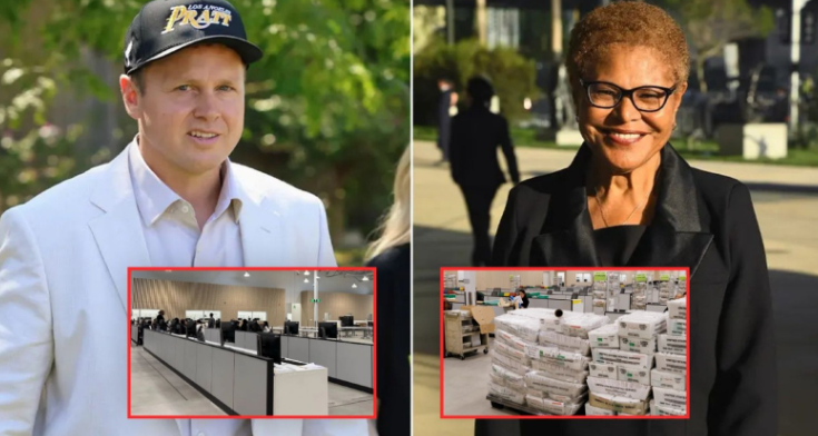LA County Vote-Counting Facility Full Of Empty Desks Despite $336M Budget