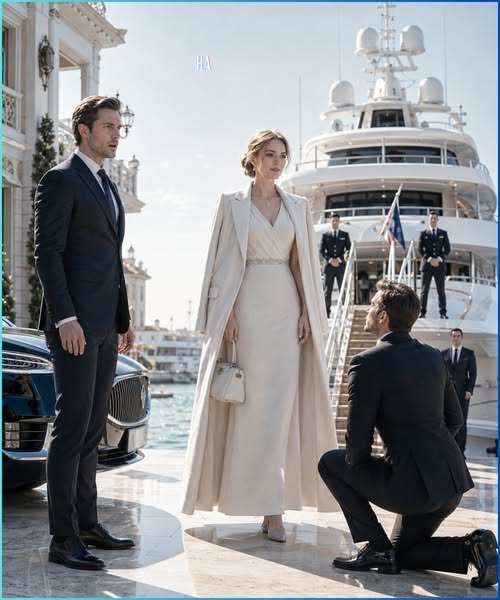 HE DIVORCED HIS QUIET WIFE—THEN A MAFIA BOSS KNELT WHEN A ROYAL YACHT CAME TO TAKE HER HOME