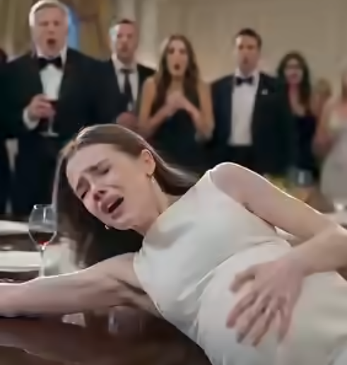 My husband slammed me into a polished mahogany banquet table at an elite charity gala to shield his wealthy mistress, completely forgetting I was seven months pregnant—until the ballroom doors opened and the Governor walked in, calling me his daughter.