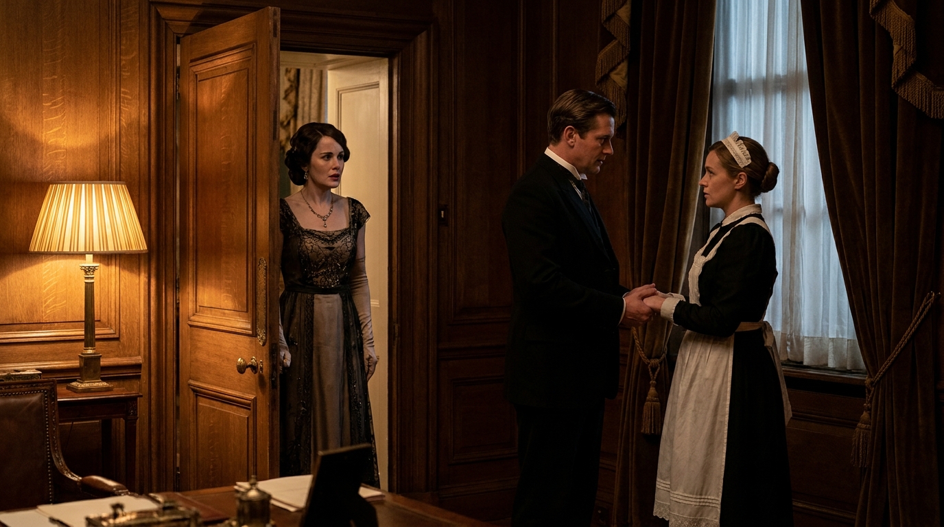 Romantic drama: Affair between a maid and her boss discovered by his wife.