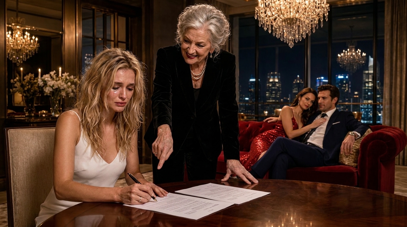 My Husband Lounged With His Mistress While His Mother Forced Me to Sign the Papers. Weeks Later, I Bought Their Entire Empire.